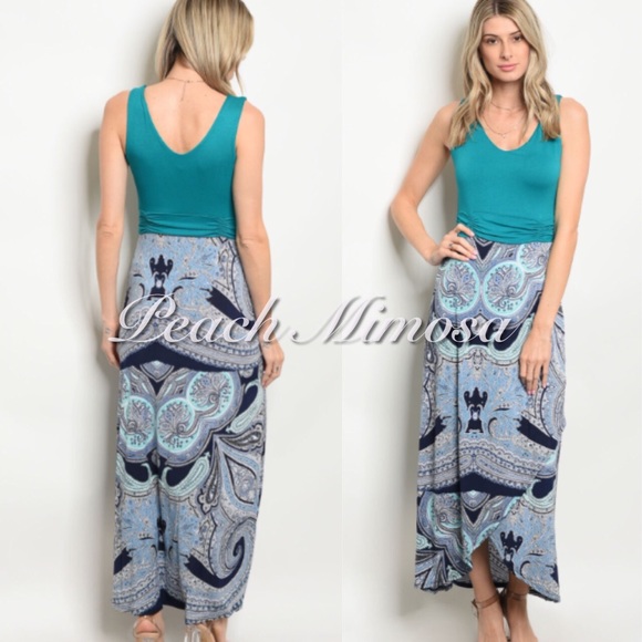 Paisley print maxi dress - Picture 2 of 2